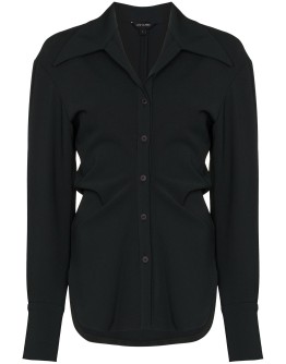 spread open collar shirt