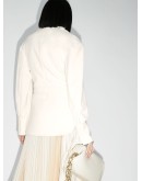 high-neck long-sleeve top