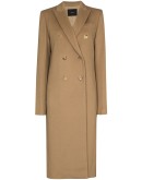 double-breasted wool and cashmere-blend coat