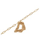 Cory textured-charm bracelet
