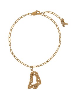 Cory textured-charm bracelet