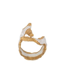 Ela two-tone ring
