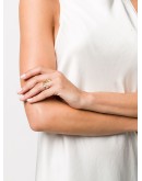 Ela two-tone ring