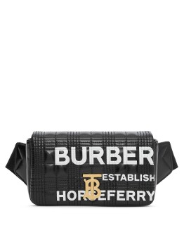 Horseferry print quilted Lola belt bag