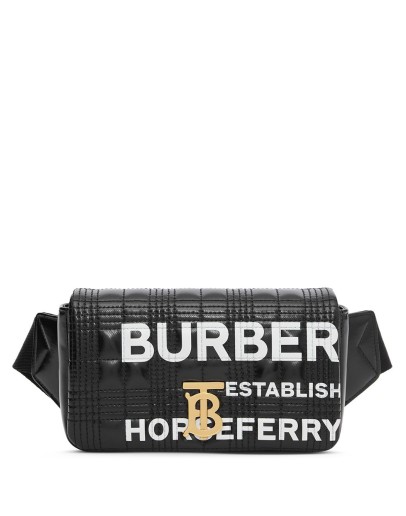 Horseferry print quilted Lola belt bag