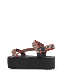 Icon Stripe platform sandals