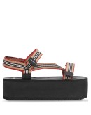 Icon Stripe platform sandals