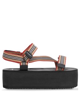 Icon Stripe platform sandals