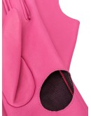 long cut-out detail gloves