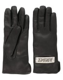 logo patch gloves