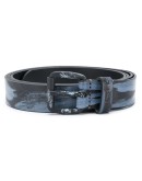 feather print belt