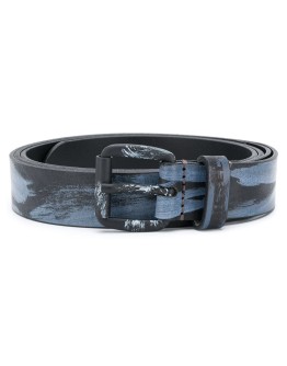 feather print belt