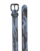 feather print belt