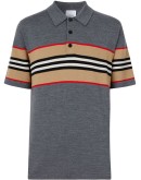 Icon stripe polo shirt