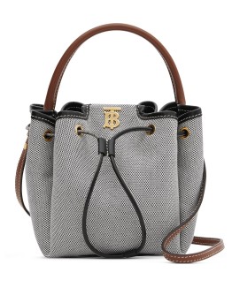 Monogram Motif drawstring bucket bag