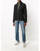 washed regular-fit jeans
