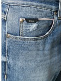 washed regular-fit jeans