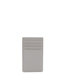 logo-stamp grained-leather cardholder