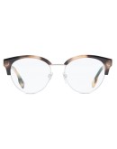 tortoiseshell detail glasses