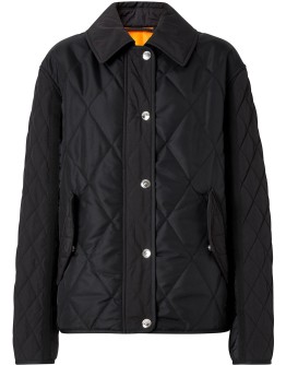 diamond quilted jacket