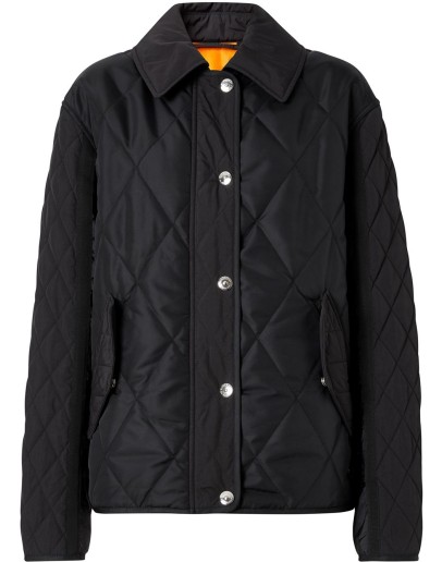 diamond quilted jacket