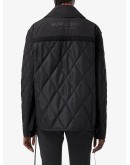 diamond quilted jacket