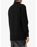 oversized Deer motif cardigan