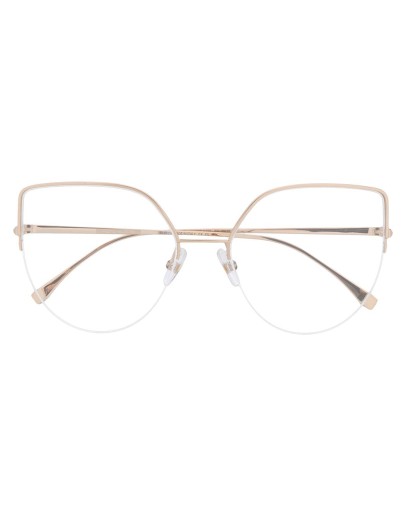oversized aviator-frame glasses
