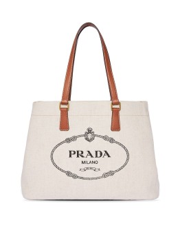 logo print tote bag
