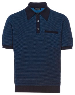 knitted polo shirt