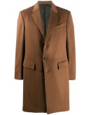 single-breasted cashmere coat