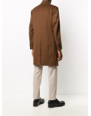 single-breasted cashmere coat
