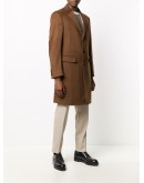 single-breasted cashmere coat