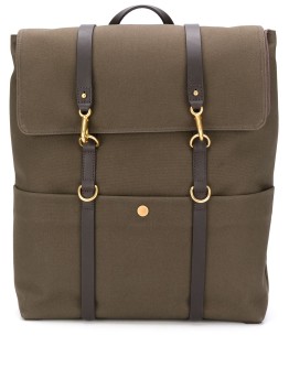 canvas clasp fastening backpack