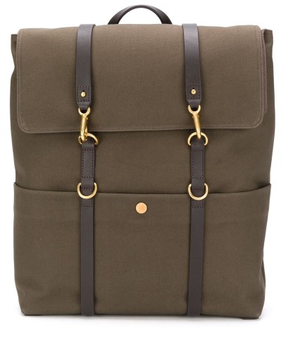 canvas clasp fastening backpack