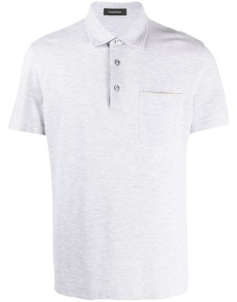 chest pocket polo shirt