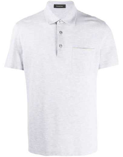 chest pocket polo shirt
