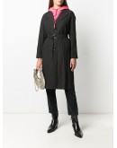 single-breasted trench coat