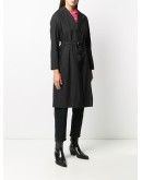 single-breasted trench coat