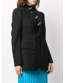 Hourglass single-breasted blazer