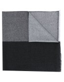 checked knitted scarf
