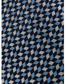 jacquard patterned silk tie