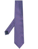 geometric print necktie