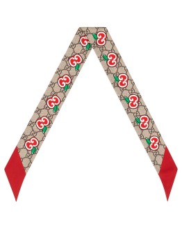 GG Apple skinny scarf