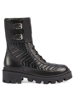 Interlocking G combat boots