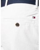 Brooklyn belted cotton shorts