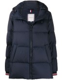 hooded padded jacket