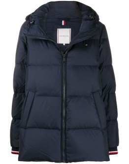 hooded padded jacket