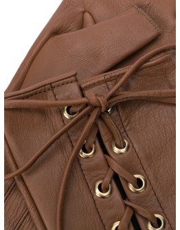 Mano long leather gloves