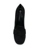 110mm logo-plaque block pumps